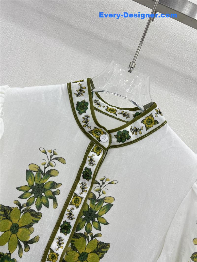 zimm palace style fashion flower dress replica clothes