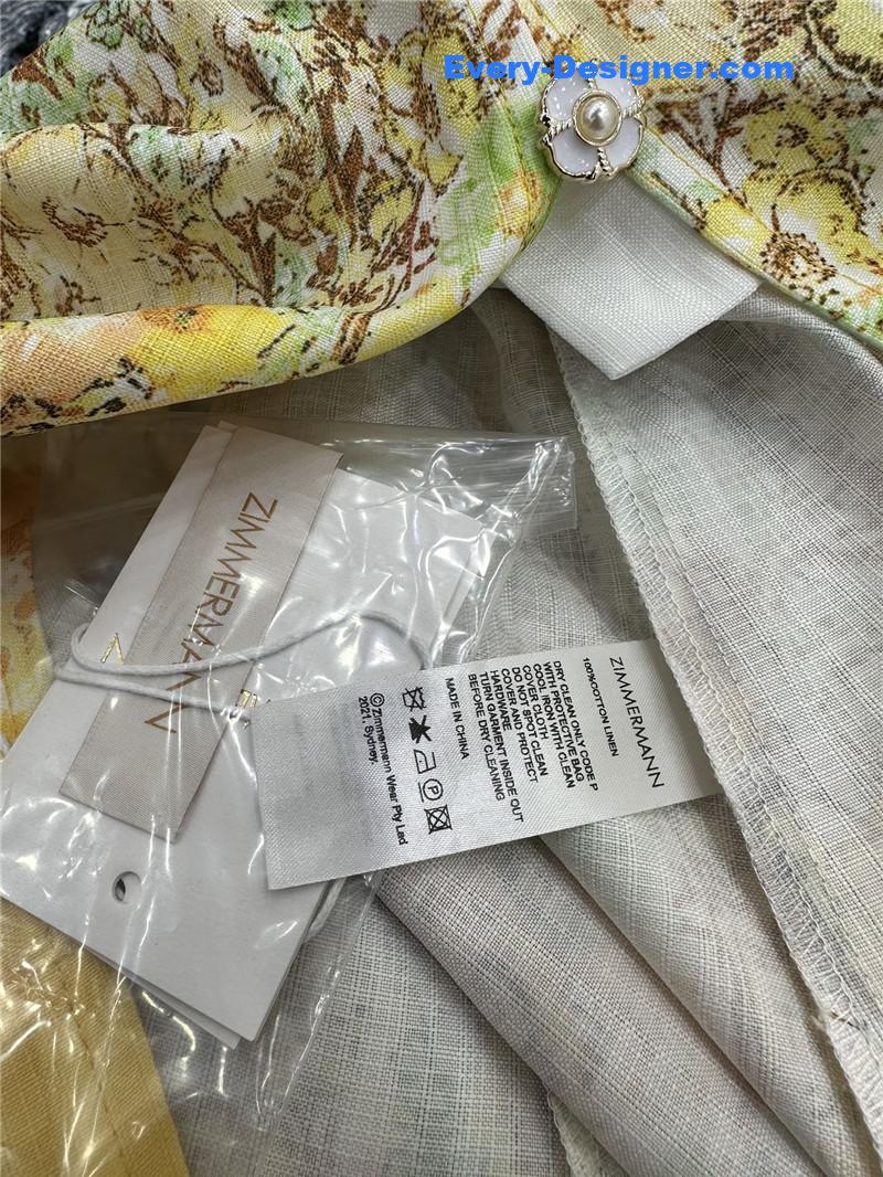 zimm lantern sleeve midi dress replica d&g clothing