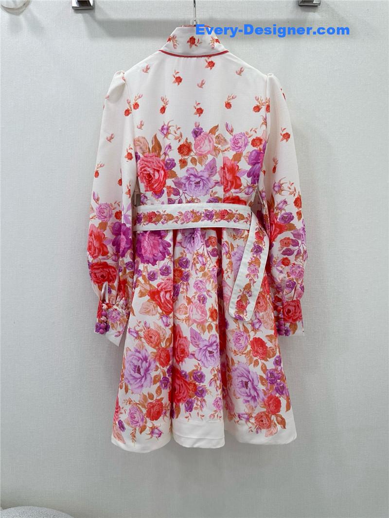 zimm lantern sleeves midi dress replica clothing sites