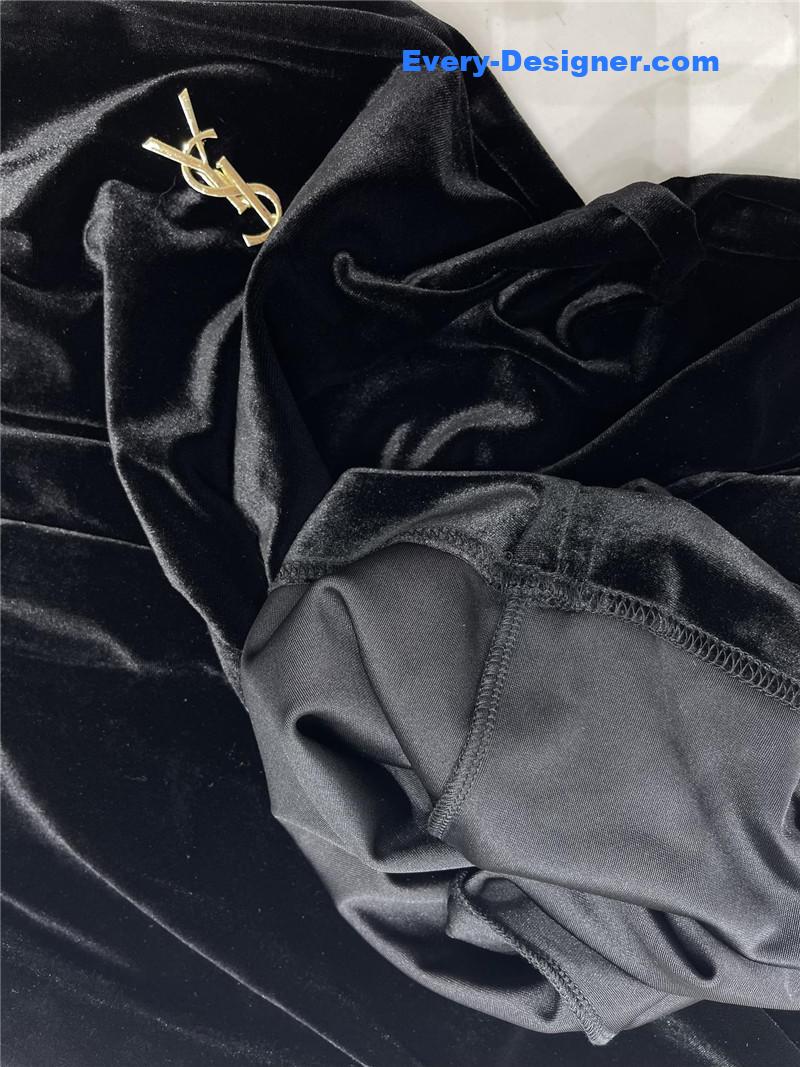 Y51 velvet pants replica d&g clothing