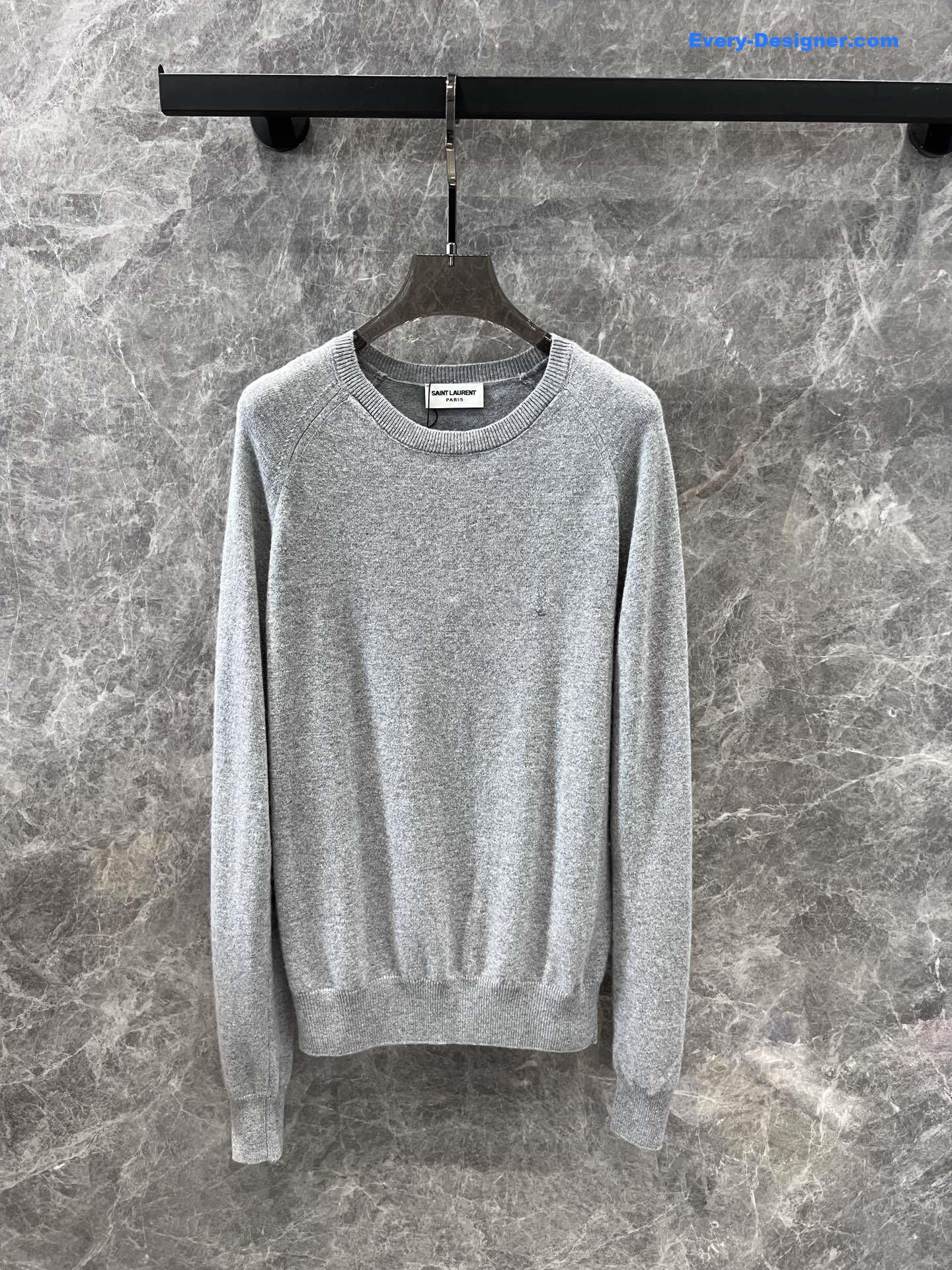 Y51 cassandre cashmere sweater in grey