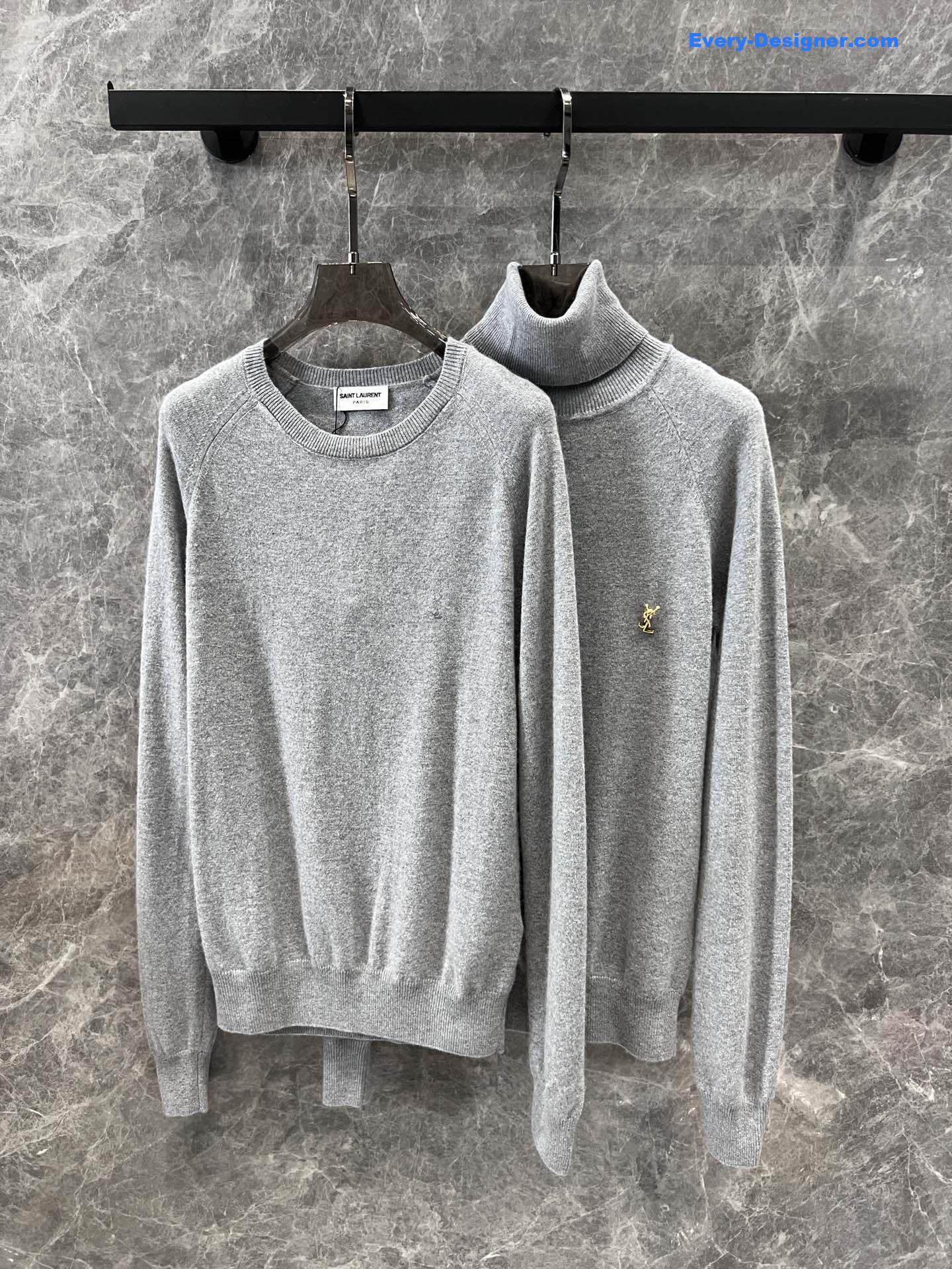 Y51 cassandre cashmere sweater in grey