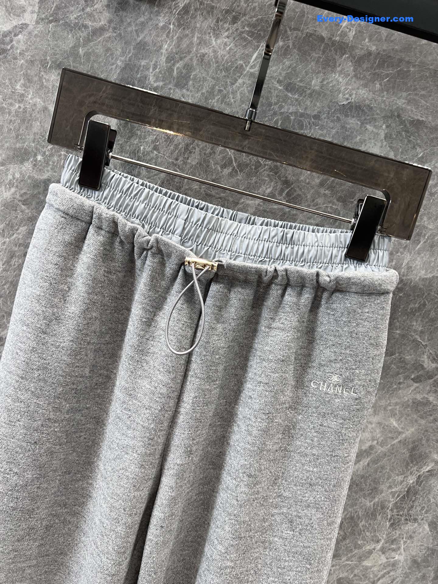 Ch**el straight wide-leg pants