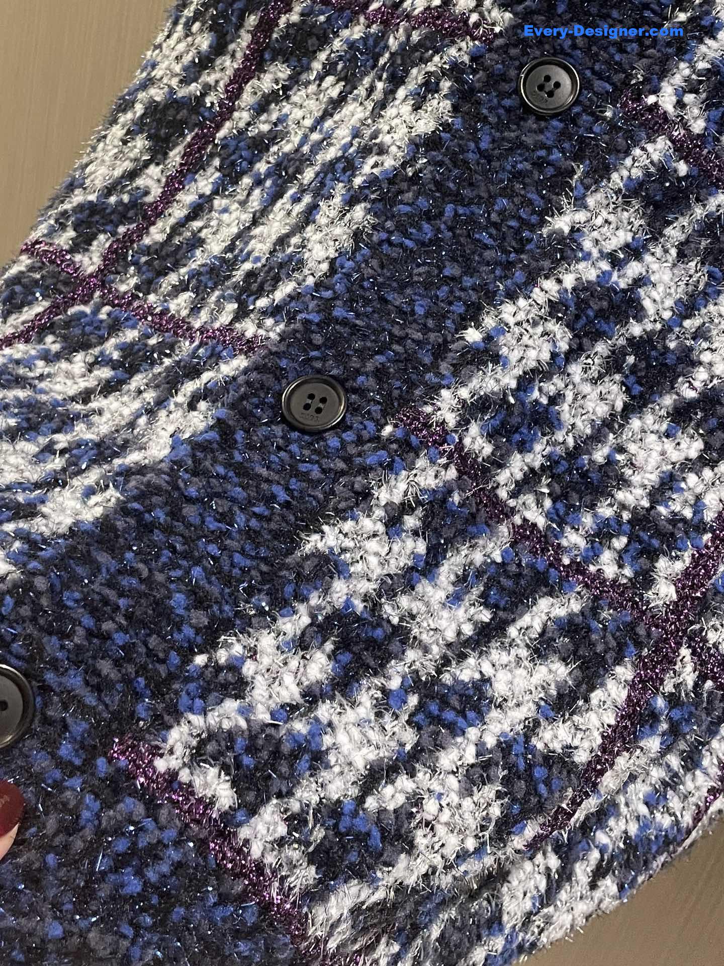 D10r multicolor houndstooth cardigan