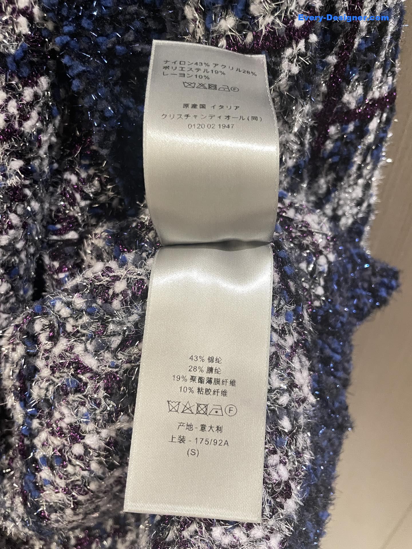 D10r multicolor houndstooth cardigan