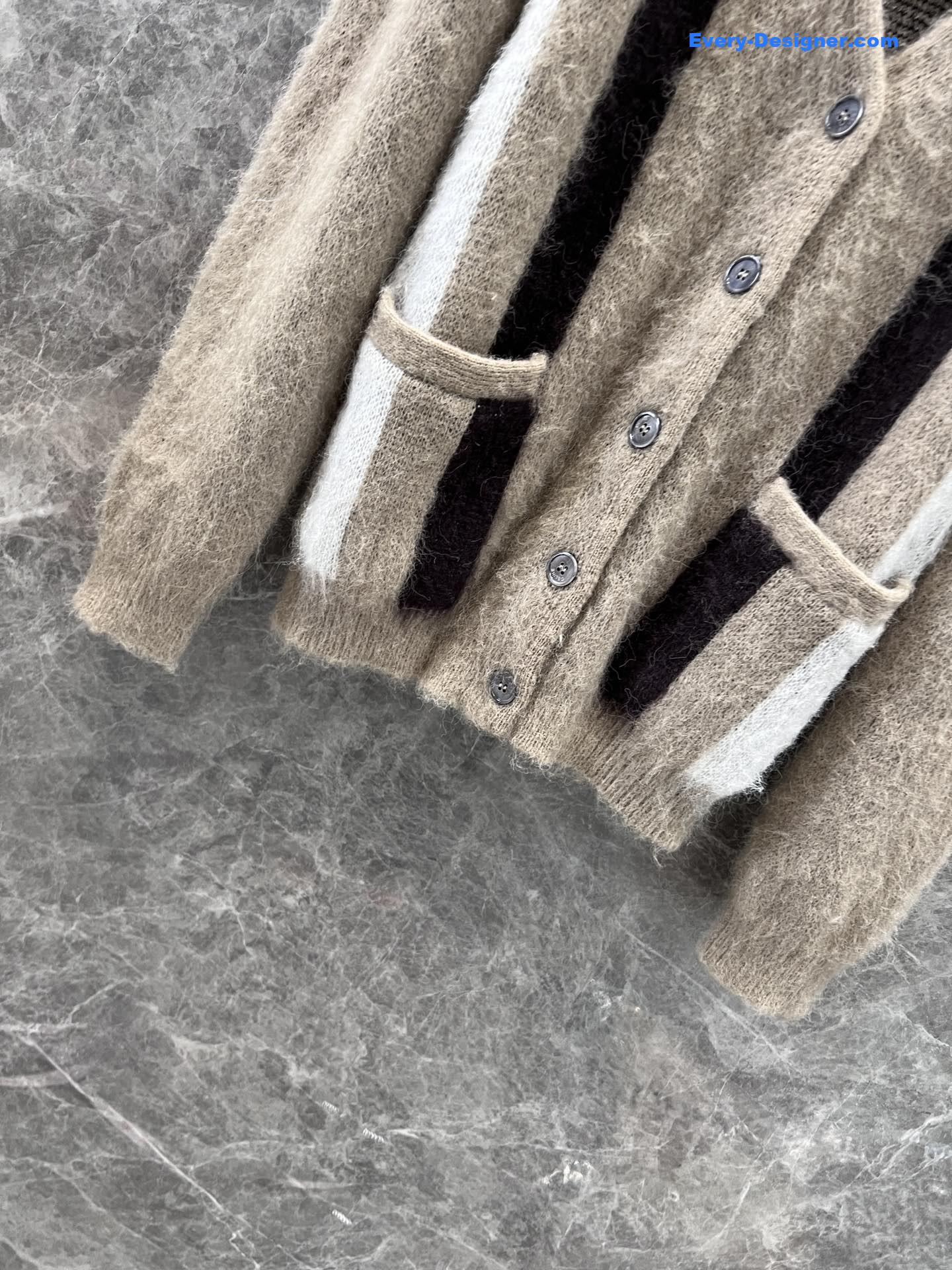 Ce1i*e brushed mohair cardigan