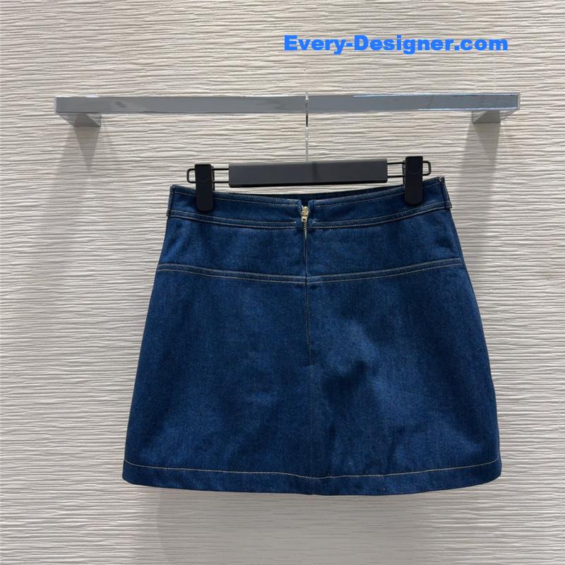 Ce1i*e cotton denim suit