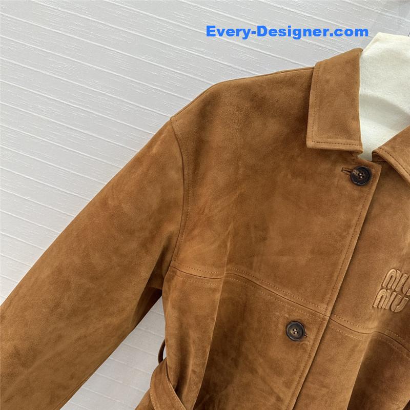 M1um1u suede jacket