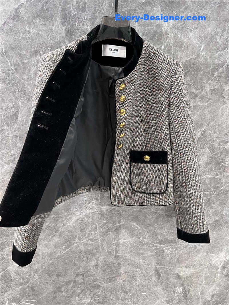 Ce1i*e short jacket + pleated skirt set