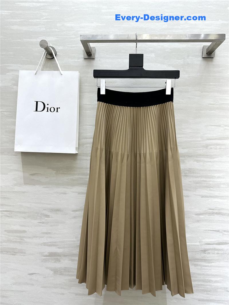 D10r high waist leather skirt