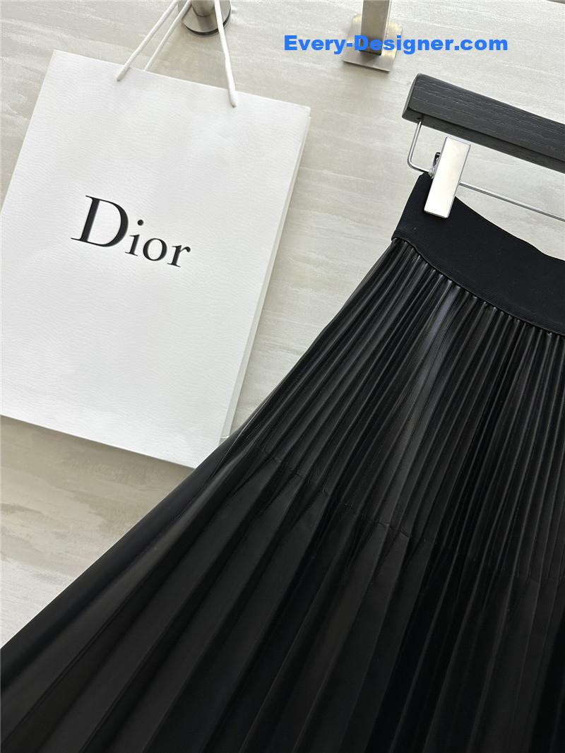 D10r high waist leather skirt
