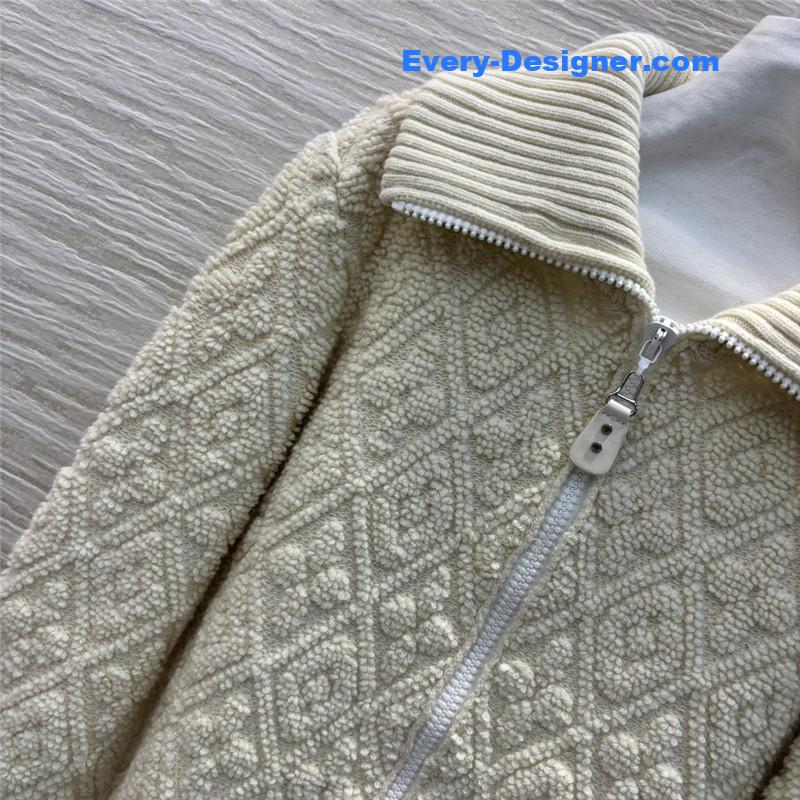 LV Blend Monogram Knit Jacket