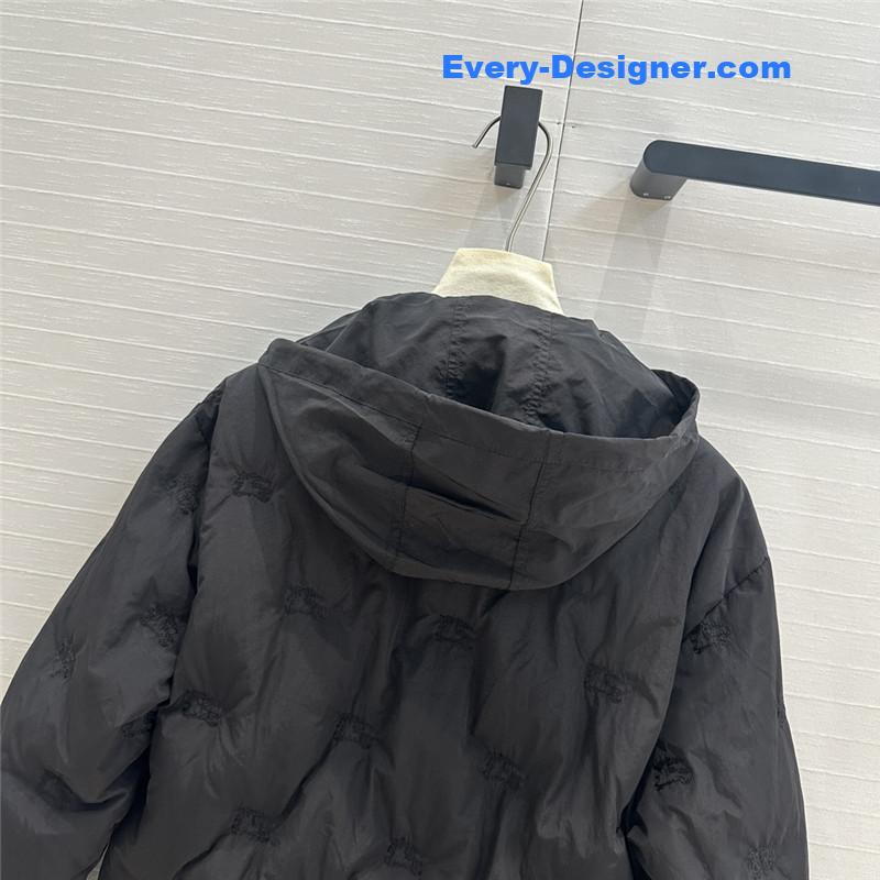 Bv*b*rry embossed down jacket