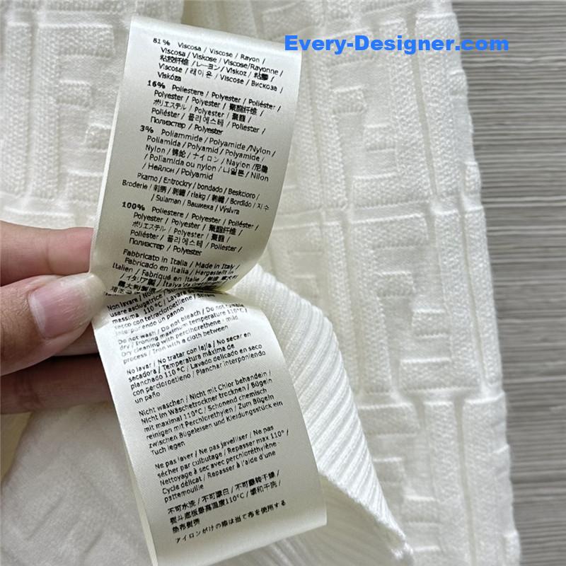 F**di ff viscose cardigan white