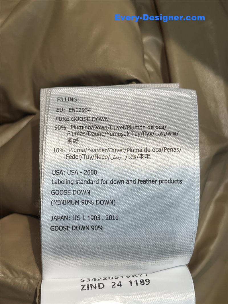 Moncler long down jacket