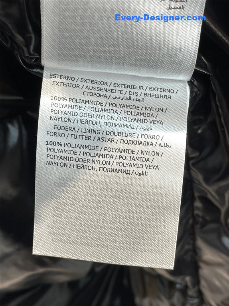 Moncler black label down jacket