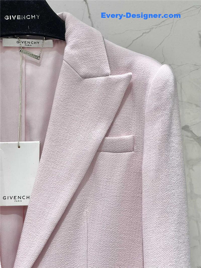 Givenchy single-button wool coat