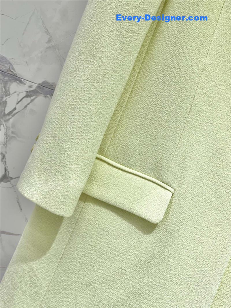 Givenchy single-button wool coat