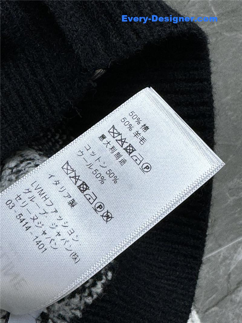 Celine Collision Lamb Cardigan Jacket