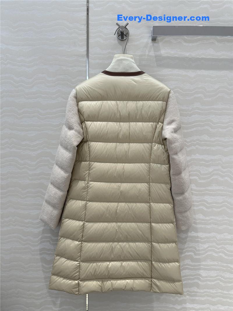 Moncler long down jacket