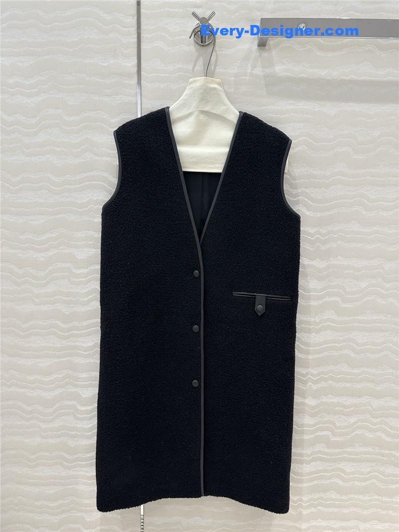 prada wool vest