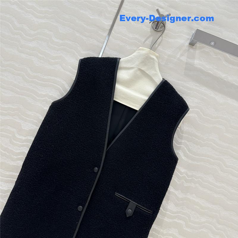 prada wool vest