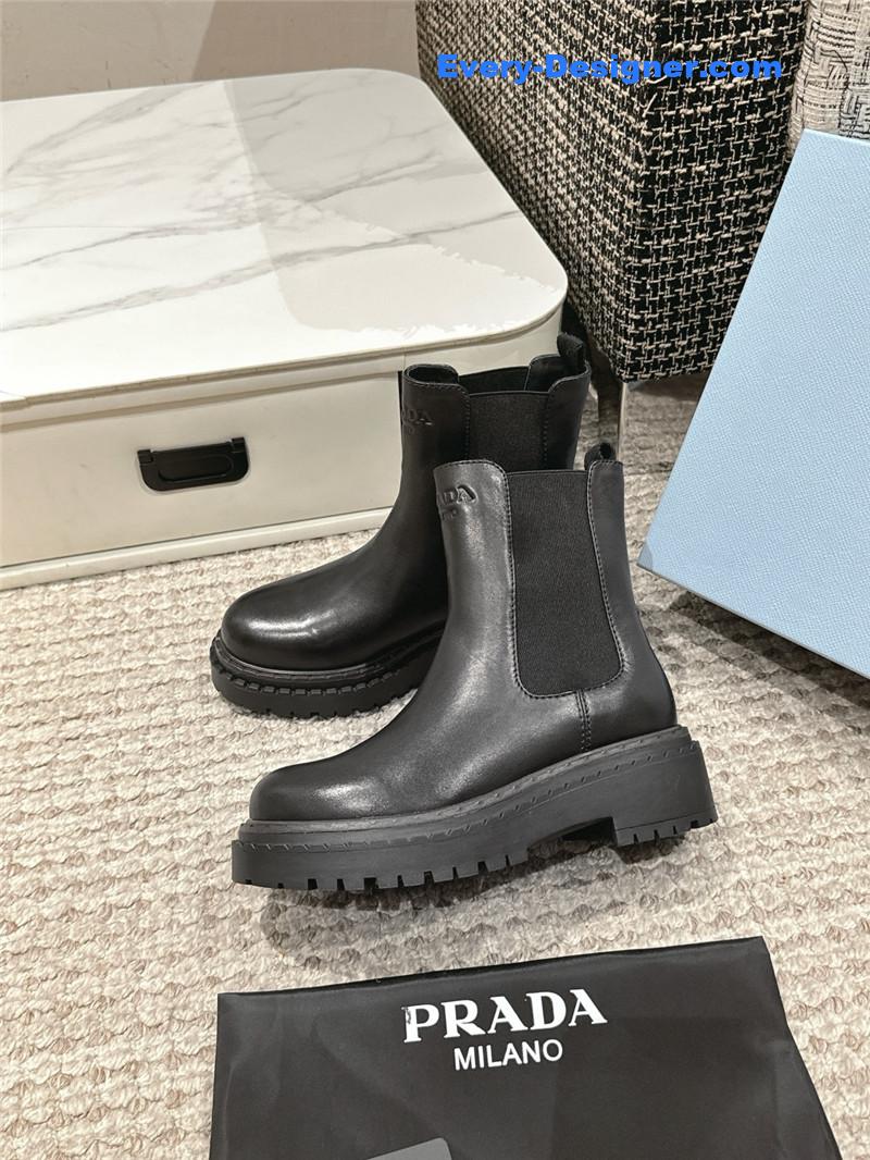 Pra*a leather chelsea boots