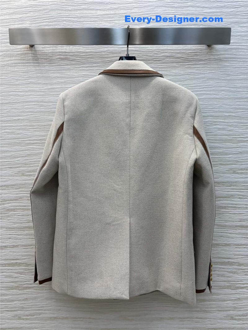 Ce1i*e herringbone blazer