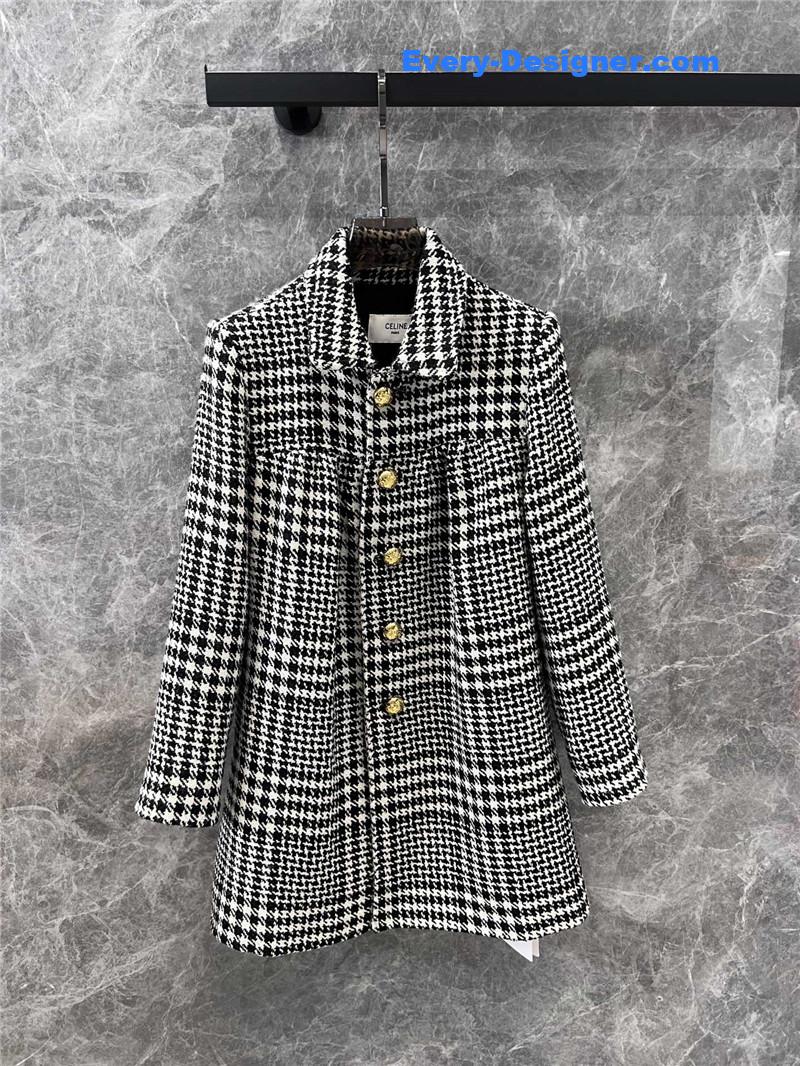 celine wool coat