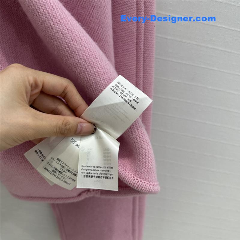 l0vis Vvtt0n lv wool knitted cape coat