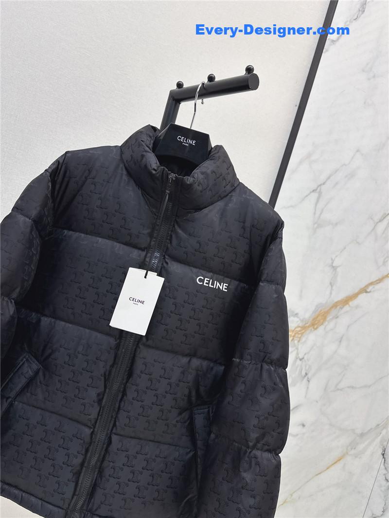 celine stand collar down jacket