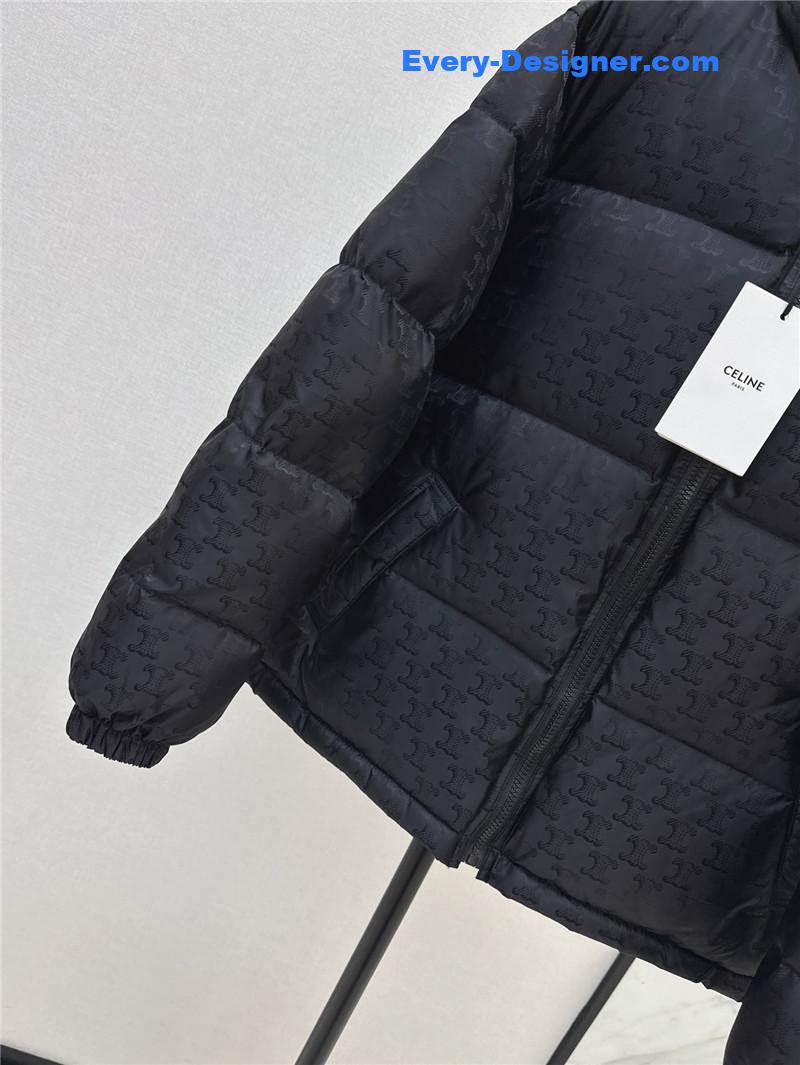 celine stand collar down jacket