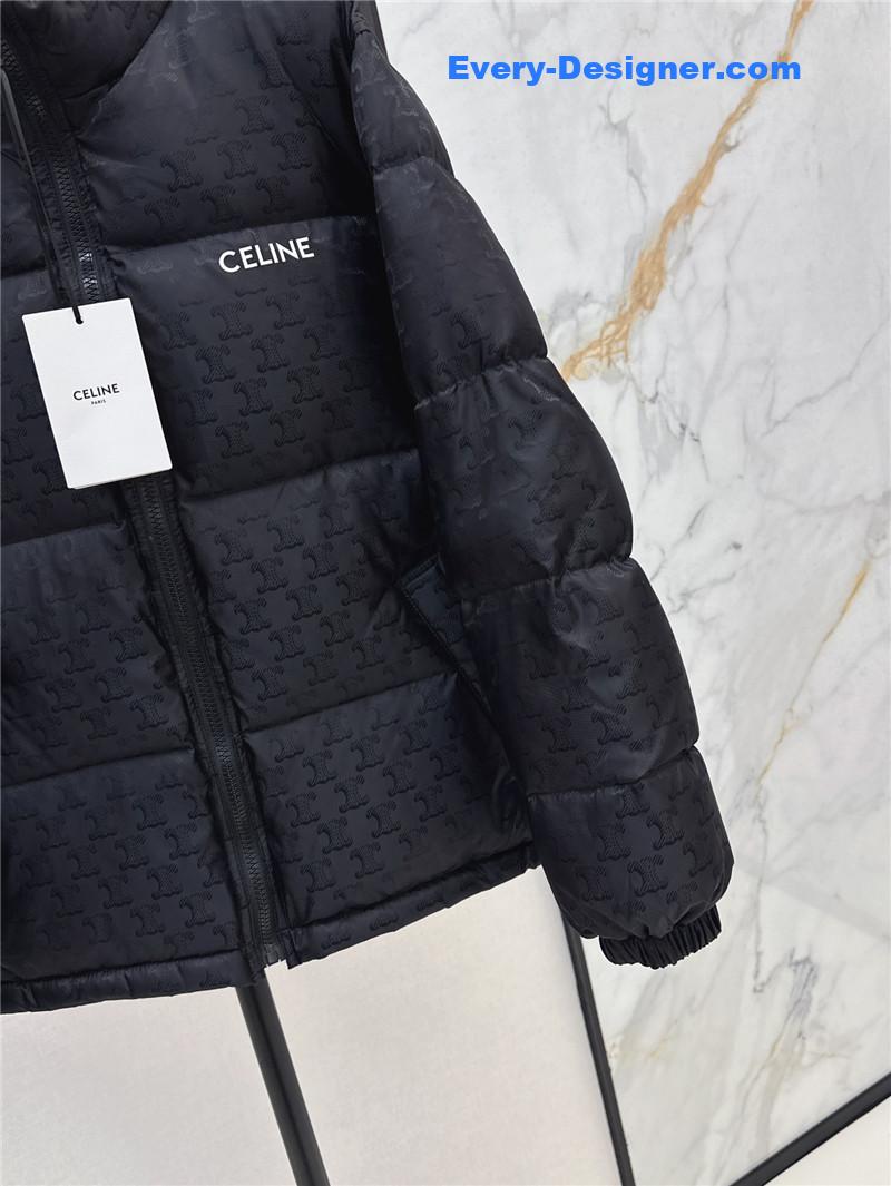 celine stand collar down jacket