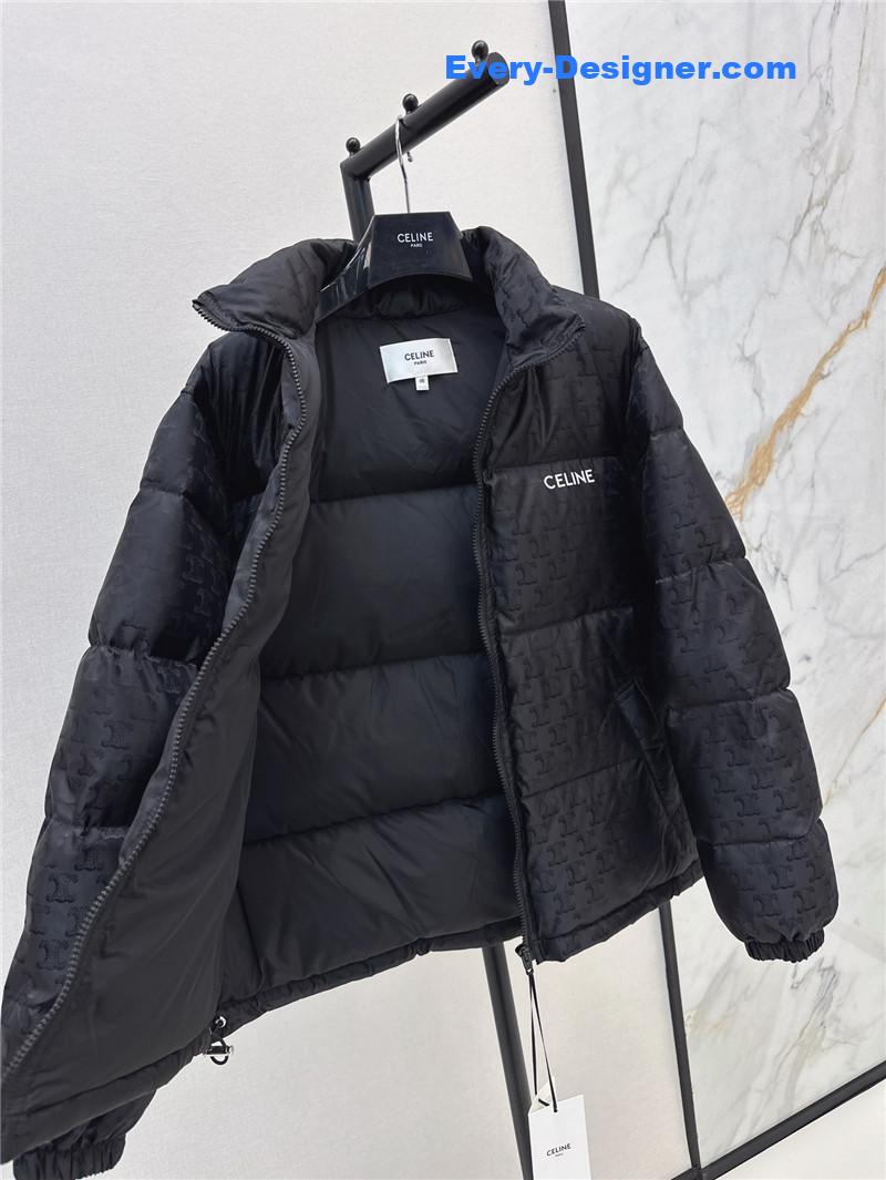 celine stand collar down jacket
