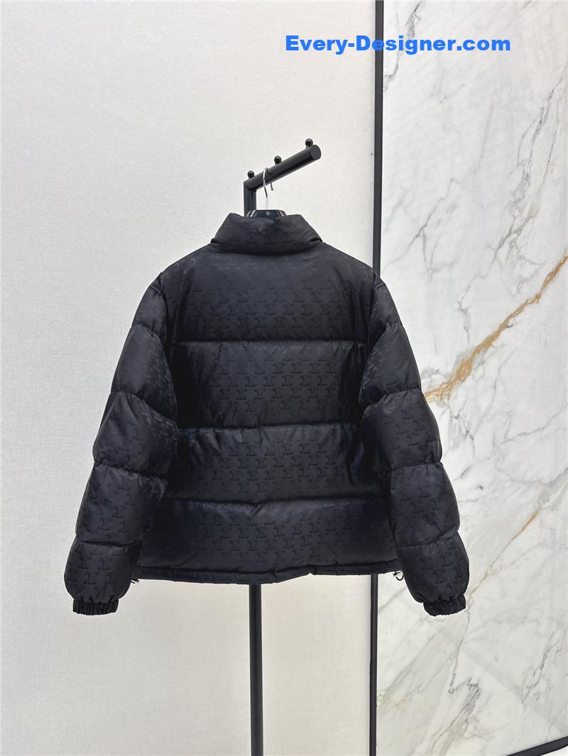 celine stand collar down jacket