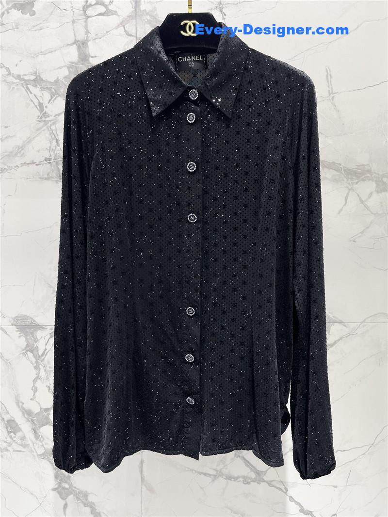 ch**el hot D1am0nd lettering shirt