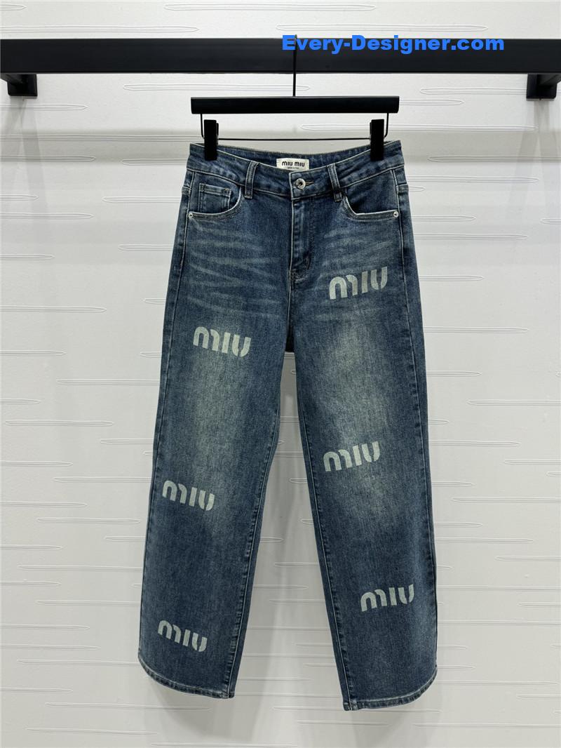 miumiu high waist jeans