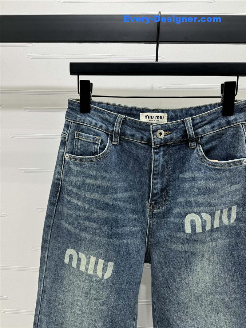 M1um1u high waist jeans
