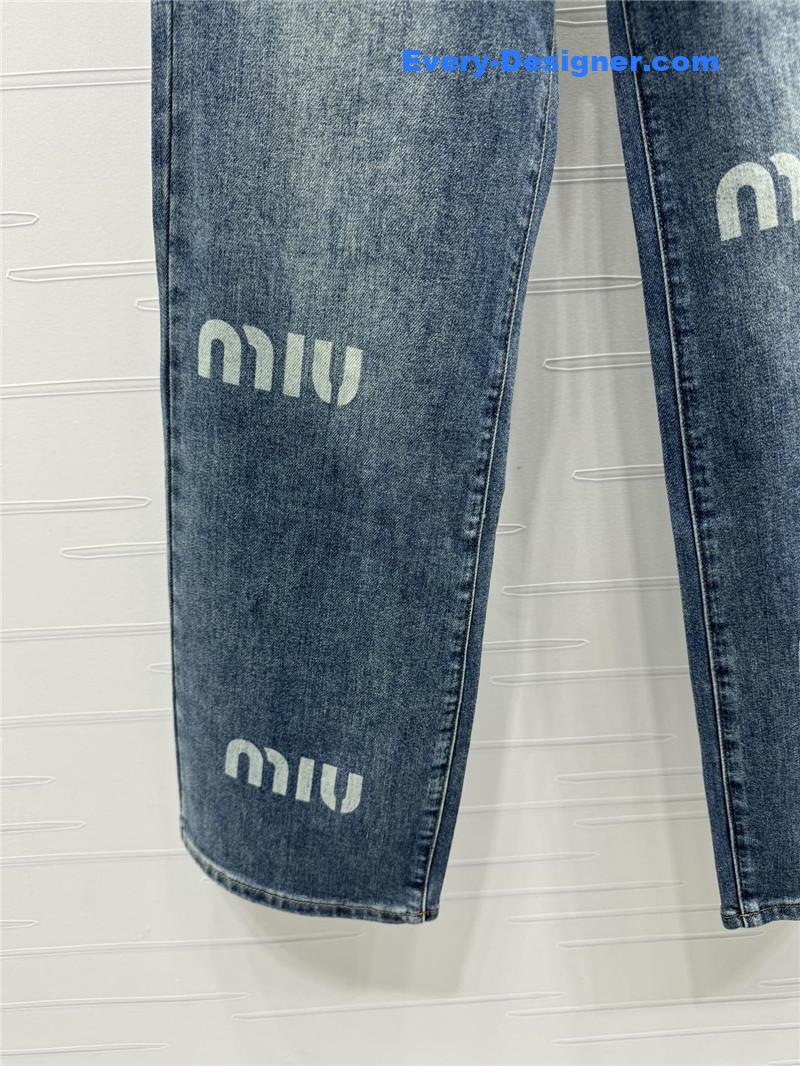 M1um1u high waist jeans