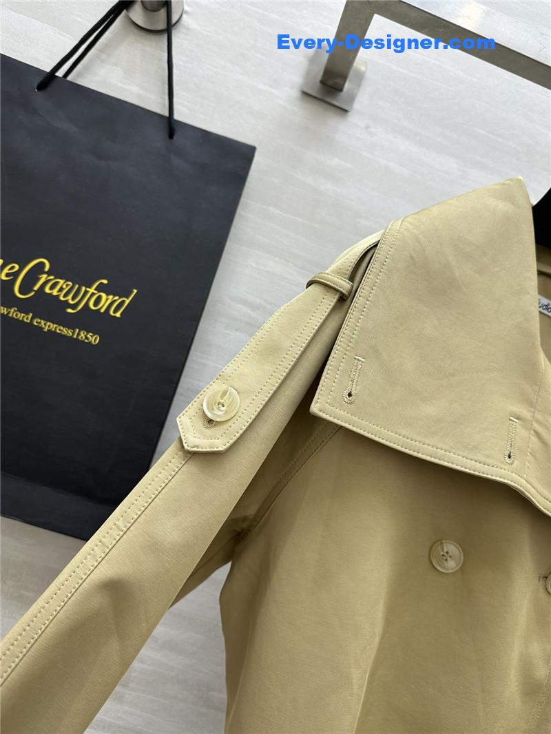 acne studios short trench coat