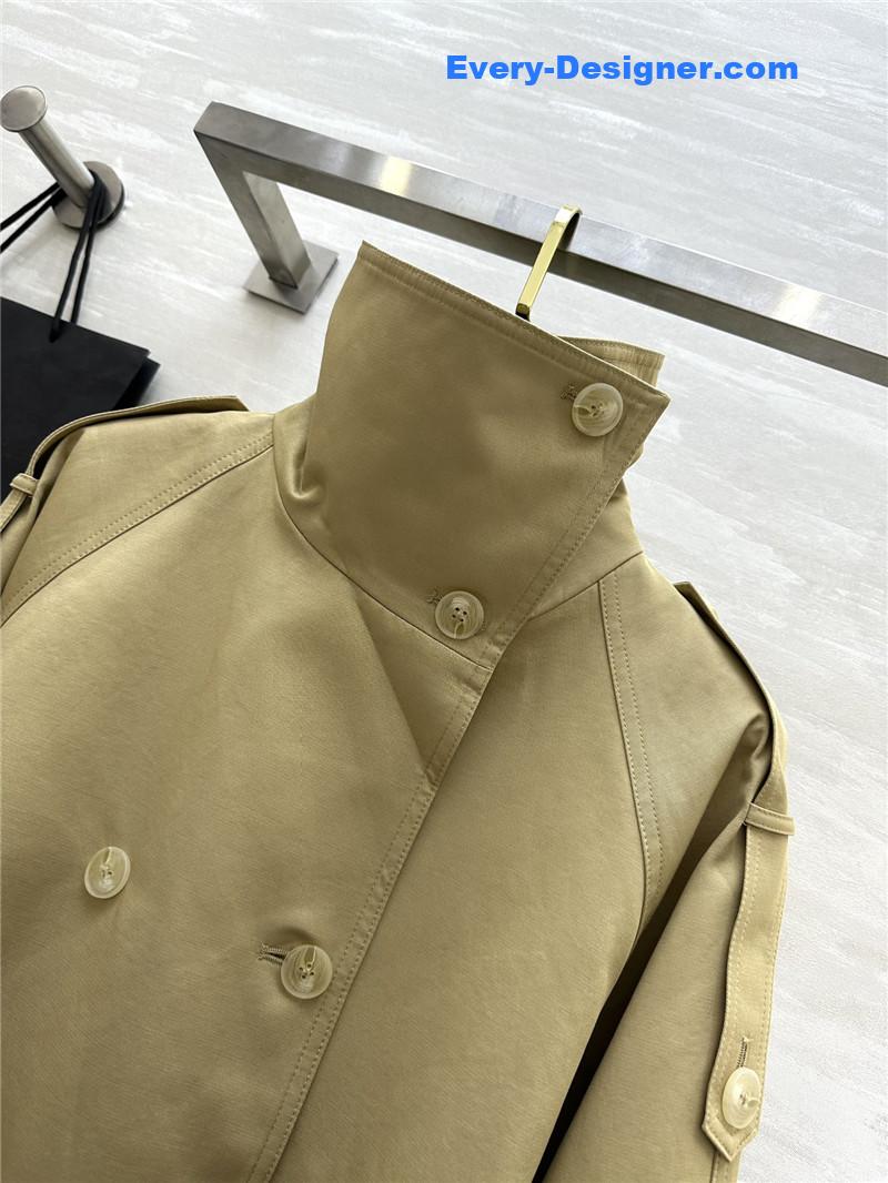 acne studios short trench coat