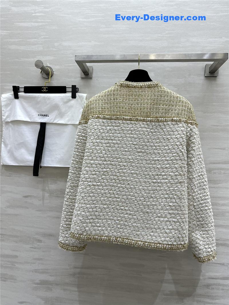 Ch**el wool soft tweed coat