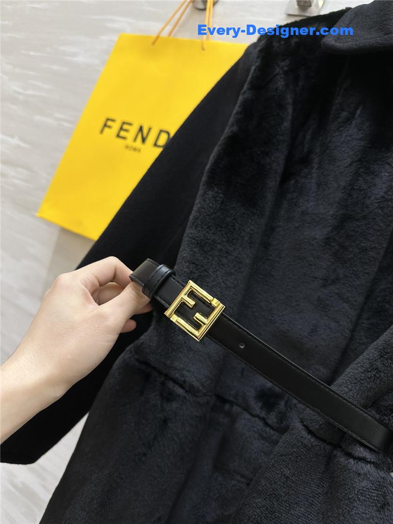 F**di long wool coat