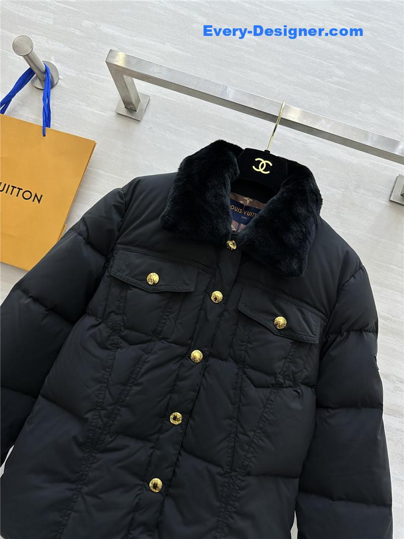l0vis Vvtt0n lv lapel down jacket