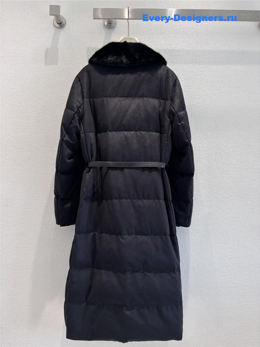L0r0 P1ana mink collar goose down jacket