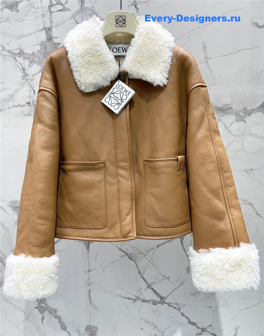 L0ew* logo long sleeve jacket