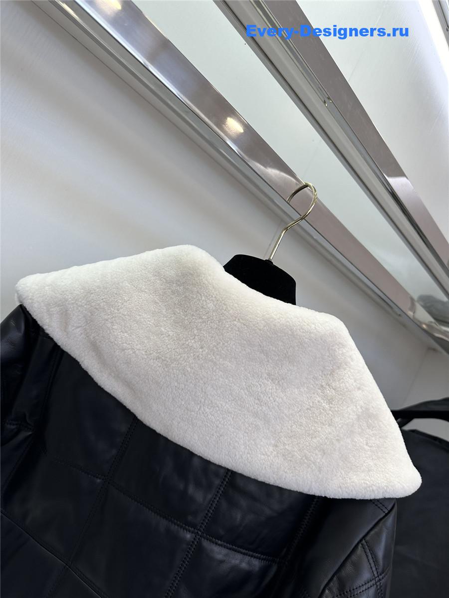 Chloé short leather jacket