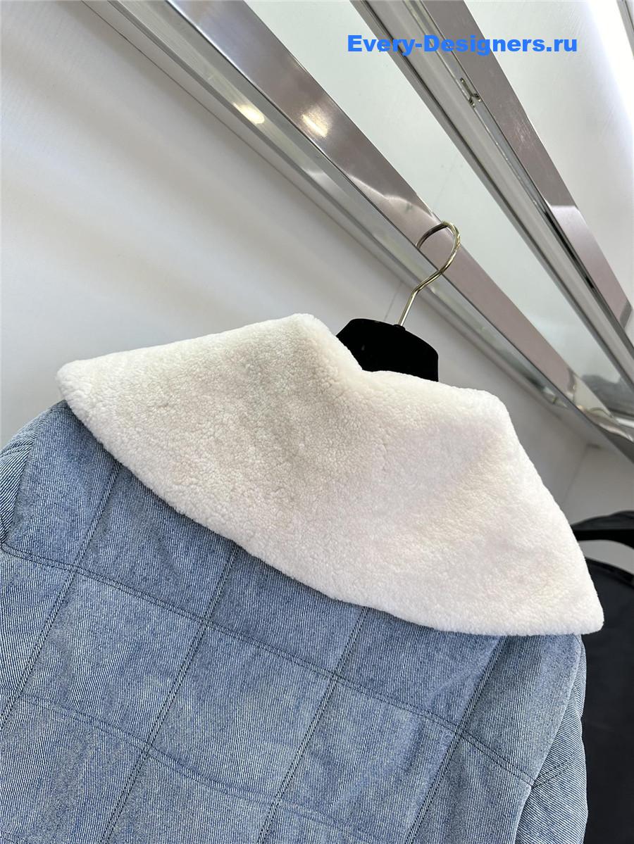 Chloé short leather jacket