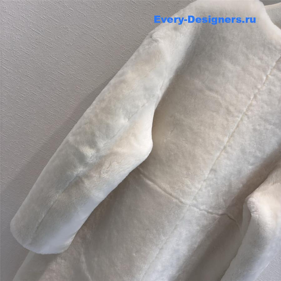 Pra*a fur long suit coat