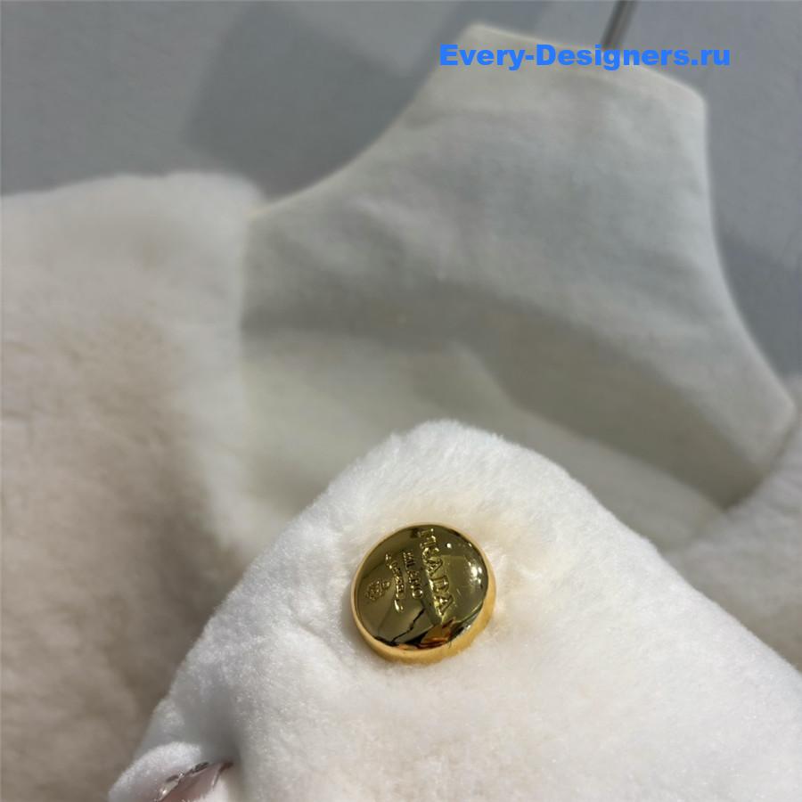 Pra*a fur long suit coat